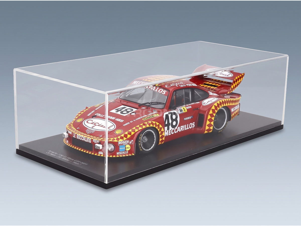 Porsche 935/76A Mecarillos-Cégécol No. 48 Müller Haldi McGranger 24h Le Mans 1978 with Showcase Spark Model 1:18 scale model - original packaging