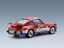 PORSCHE - 911 934 3.3L TURBO TEAM EQUIPE ALMERAS FRERES N 94 24h LE MANS 1980 JACQUES ALMERAS - JEAN MARIE ALMERAS - MARIANNE HOEPFNER - RED WHITE BLUE - rear three-quarter view