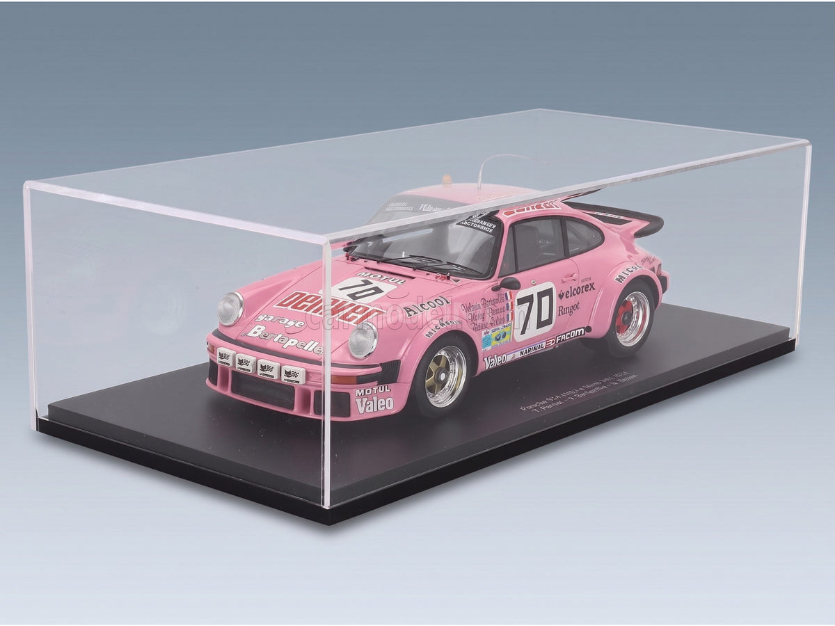 Porsche 911 934 3.0L Turbo Team Perrier No. 70 Thierry Perrier Valentin Bertapelle Bernard Salam 24h Le Mans 1981 Spark Model 1:18 scale model - original packaging
