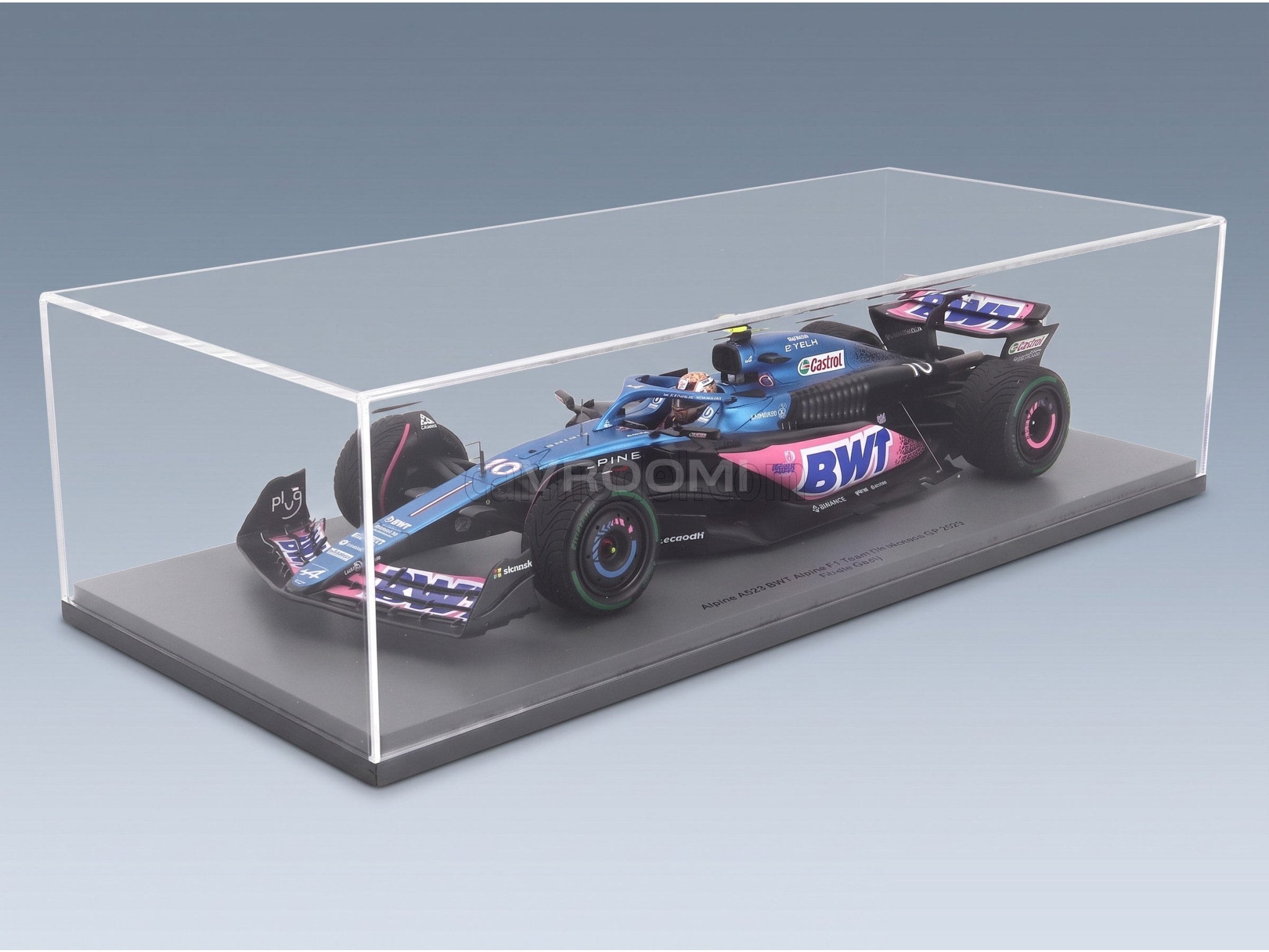 Alpine A523 BWT Alpine F1 Team No. 10 Pierre Gasly 7th Monaco GP 2023 Spark Model 1:18 scale model - original packaging