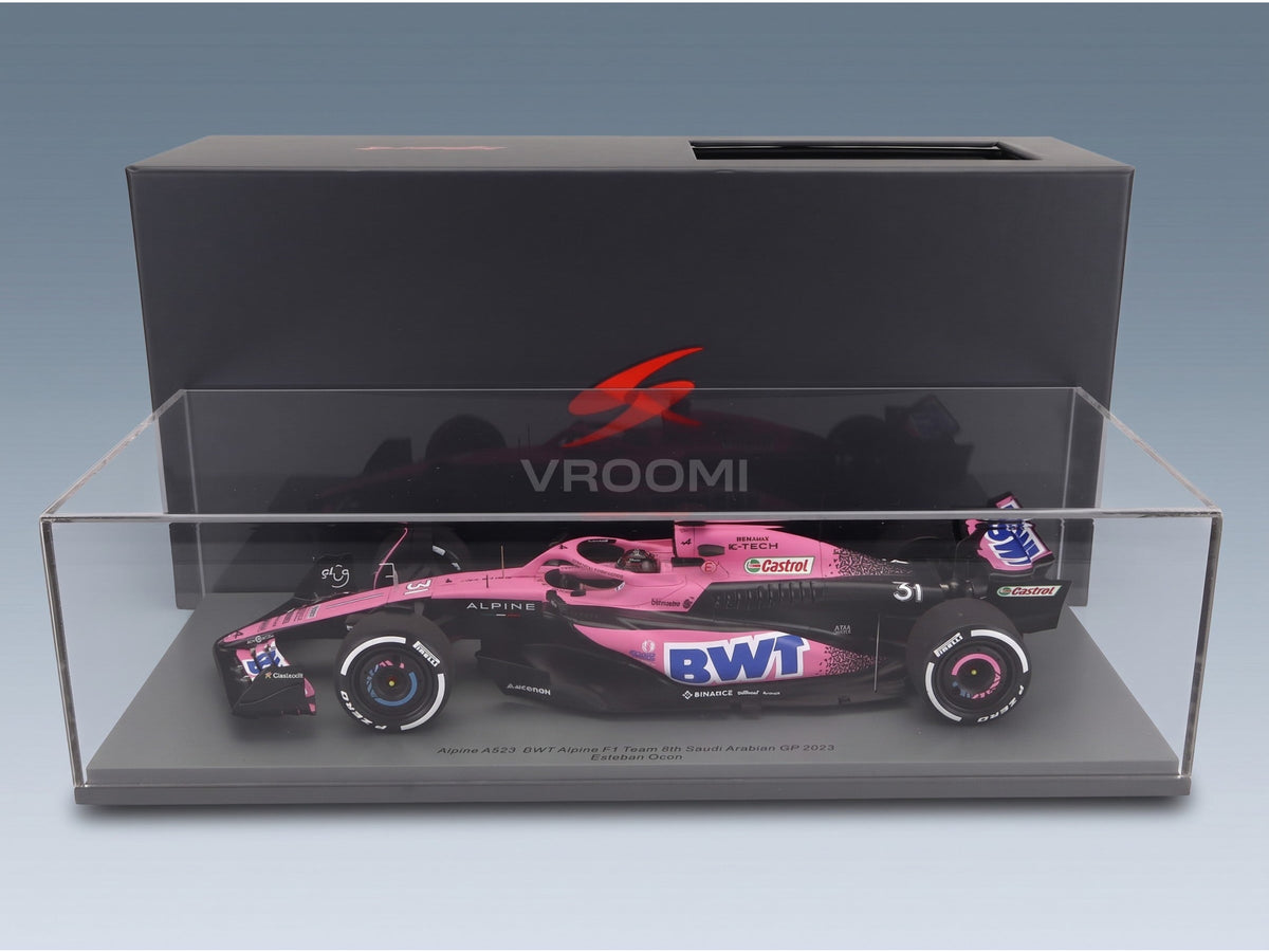 Alpine A523 BWT Alpine F1 Team No. 31 Esteban Ocon Season 2023 Spark Model 1:18 scale model - original packaging