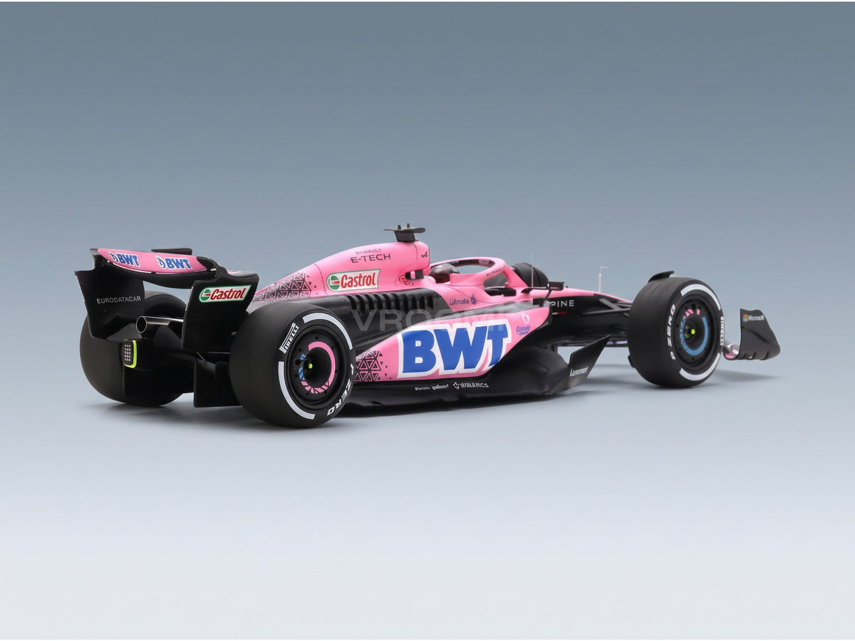 Alpine A523 BWT Alpine F1 Team No. 31 Esteban Ocon Season 2023 Spark Model 1:18 scale model - rear three-quarter view