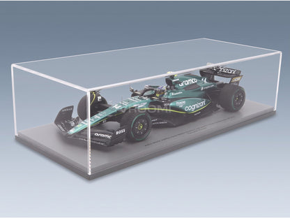 Aston Martin F1 AMR23 Aston Martin Aramco Cognizant No. 14 Fernando Alonso 2nd Monaco GP 2023 Spark Model 1:18 scale model - original packaging