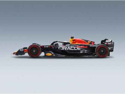 Red Bull RB19 Oracle Red Bull Racing No. 1 Max Verstappen Winner Spain GP 2023 Spark Model 1:18 scale model - side view