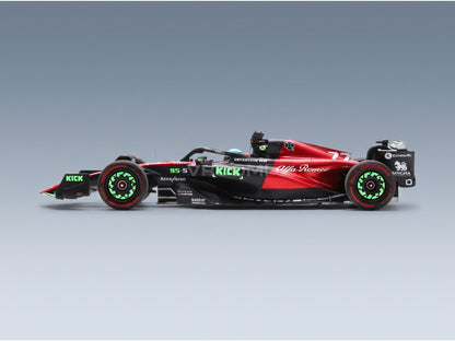 Alfa Romeo F1 C43 Team Orlen No. 77 Valtteri Bottas Belgium GP 2023 Spark Model 1:18 scale model - side view