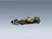 McLaren F1 MCL38 McLaren No. 4 Lando Norris 4th Monaco GP 2024 Spark Model 1:18 scale model - rear three-quarter view