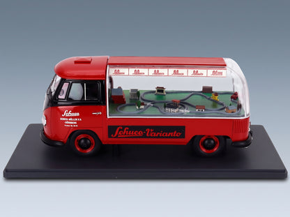 Volkswagen T1 Schuco Varianto 1962 Red Black Schuco 1:18 scale model - side view