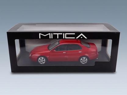 Alfa Romeo 166 3.0 V6 1998 Rosso Alfa Black Interior Mitica 1:18 scale model - original packaging