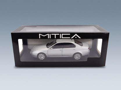 Alfa Romeo 166 2.0 V6 TB 1998 Silver Black Interior Mitica 1:18 scale model - original packaging