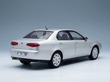 Alfa Romeo 166 2.0 V6 TB 1998 Silver Black Interior Mitica 1:18 scale model - rear three-quarter view