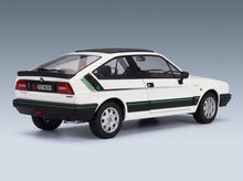Alfa Romeo Sprint 1.5 Quadrifoglio Verde Balocco 1984 Bianco Capodimonte Mitica 1:18 scale model - rear three-quarter view