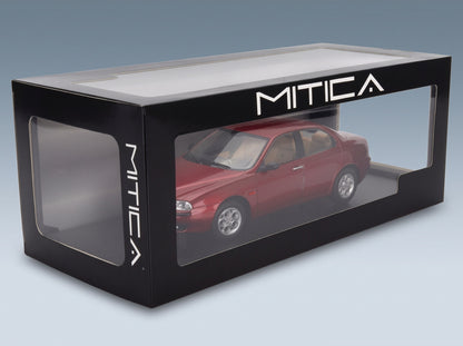 Alfa Romeo 156 2.5 V6 24V 1997 Rosso Proteo Metallizzato Beige Interior Mitica 1:18 scale model - original packaging