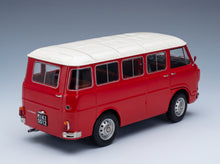 Alfa Romeo F-12 Minibus 1-Series 1967 Red Ivory Mitica 1:18 scale model - rear three-quarter view