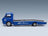 Alfa Romeo A12 (F12) Carro Attrezzi Prima Serie Assistenza Clienti 1967 Blue Mitica 1:18 scale model - side view