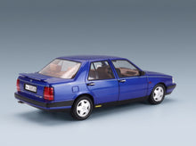 Lancia Thema 8.32 Ferrari 1S 1986 Blue Metallic with Open Rear Wing Mitica 1:18 scale model - rear three-quarter view