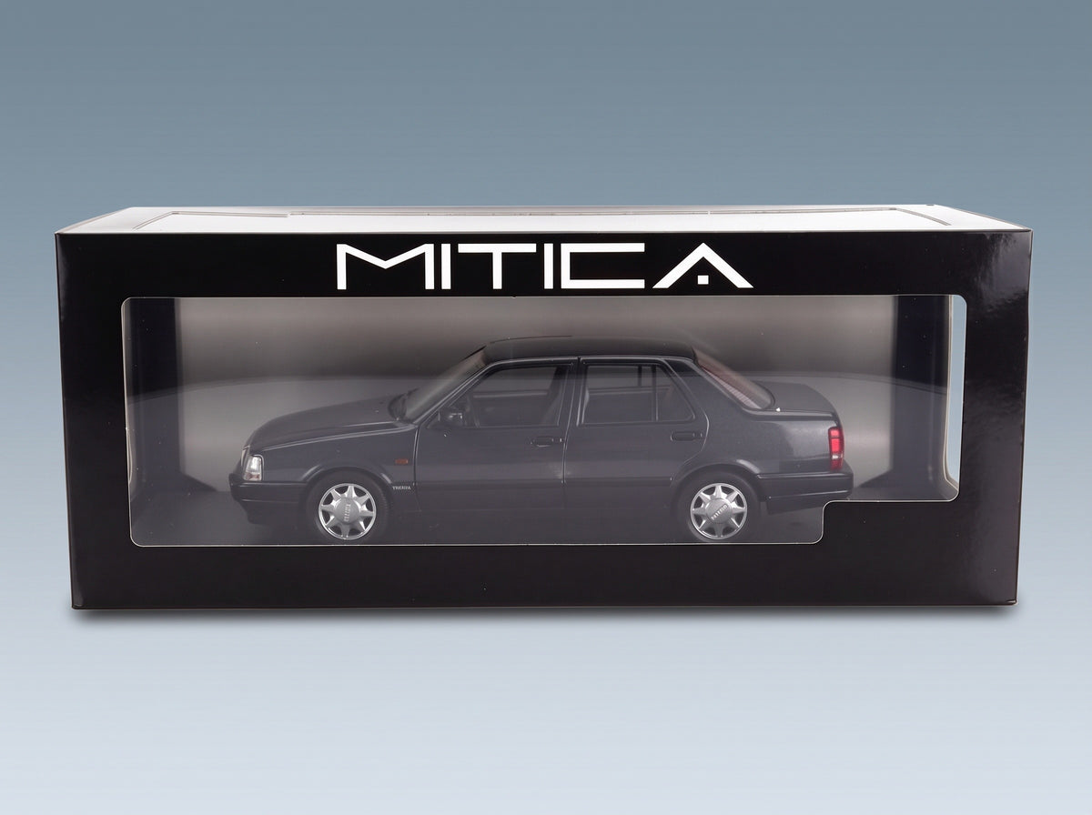 Lancia Thema Turbo 16V LX 2S 1991 Nero Metallescente 429 Mitica 1:18 scale model - original packaging