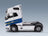Volvo FH16 750 Globetrotter XL Gothenburg Edition Tractor Truck 2021 White Blue Solido 1:24 scale model - side view