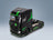 Mercedes-Benz Actros L Tractor Truck 2-Axle 2023 Black Green Solido 1:24 scale model - front three-quarter view