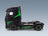 Mercedes-Benz Actros L Tractor Truck 2-Axle 2023 Black Green Solido 1:24 scale model - side view