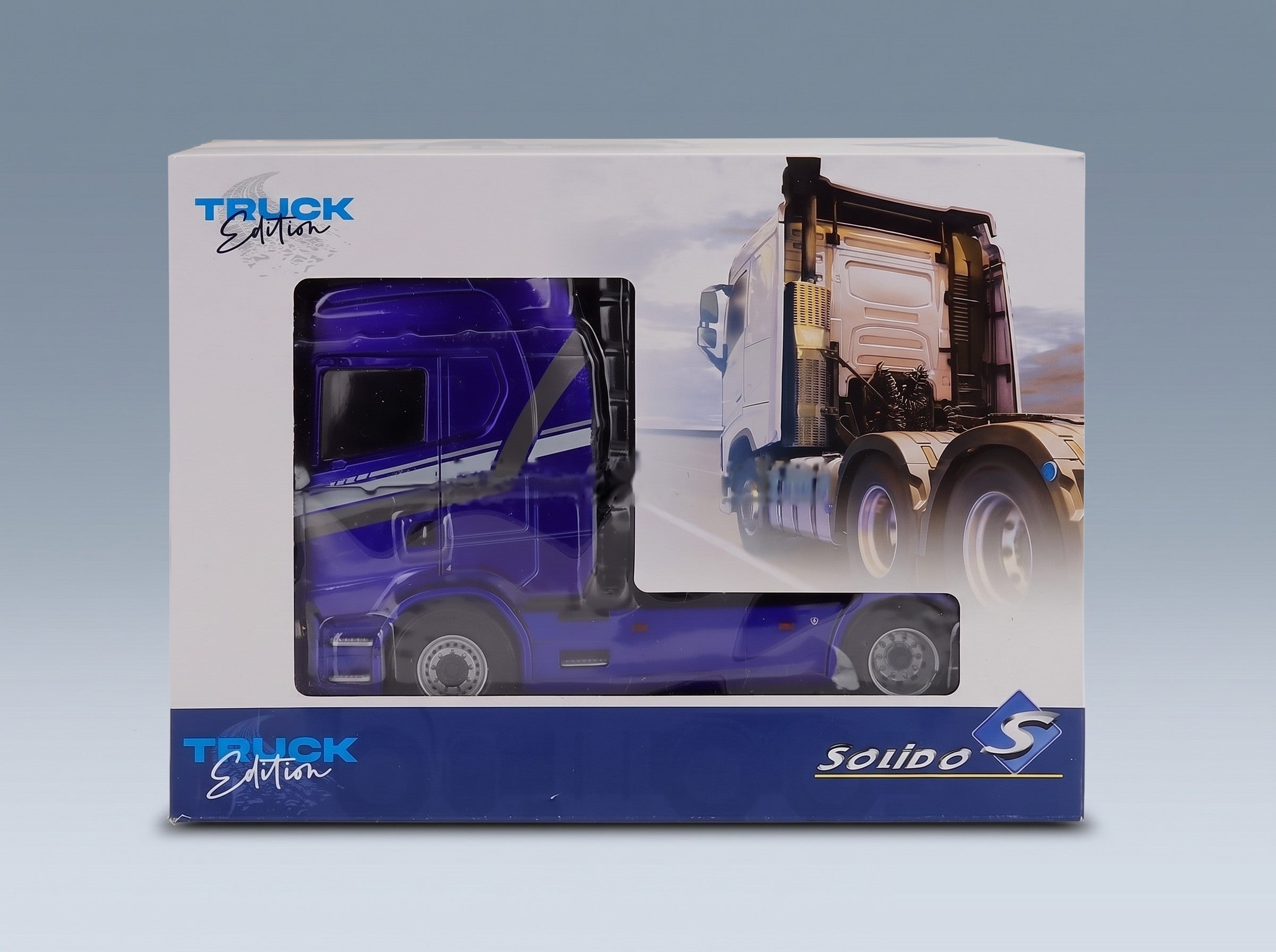 Scania S580 Highline Tractor Truck 2-Axle 2023 Blue Solido 1:24 scale model - original packaging