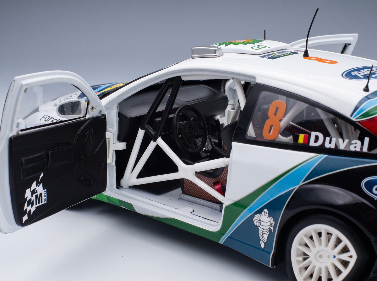 Ford Focus RS WRC 04 Ford World Rally Team No. 8 Duval Prévot Rally Deutschland 2004 Sun-Star 1:18 scale model - interior