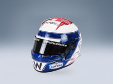 Bell Helmet Williams FW44 Williams Racing No. 6 Nicholas Latifi F1 2022 Season Mini Helmet 1:2 scale helmet - front three-quarter view