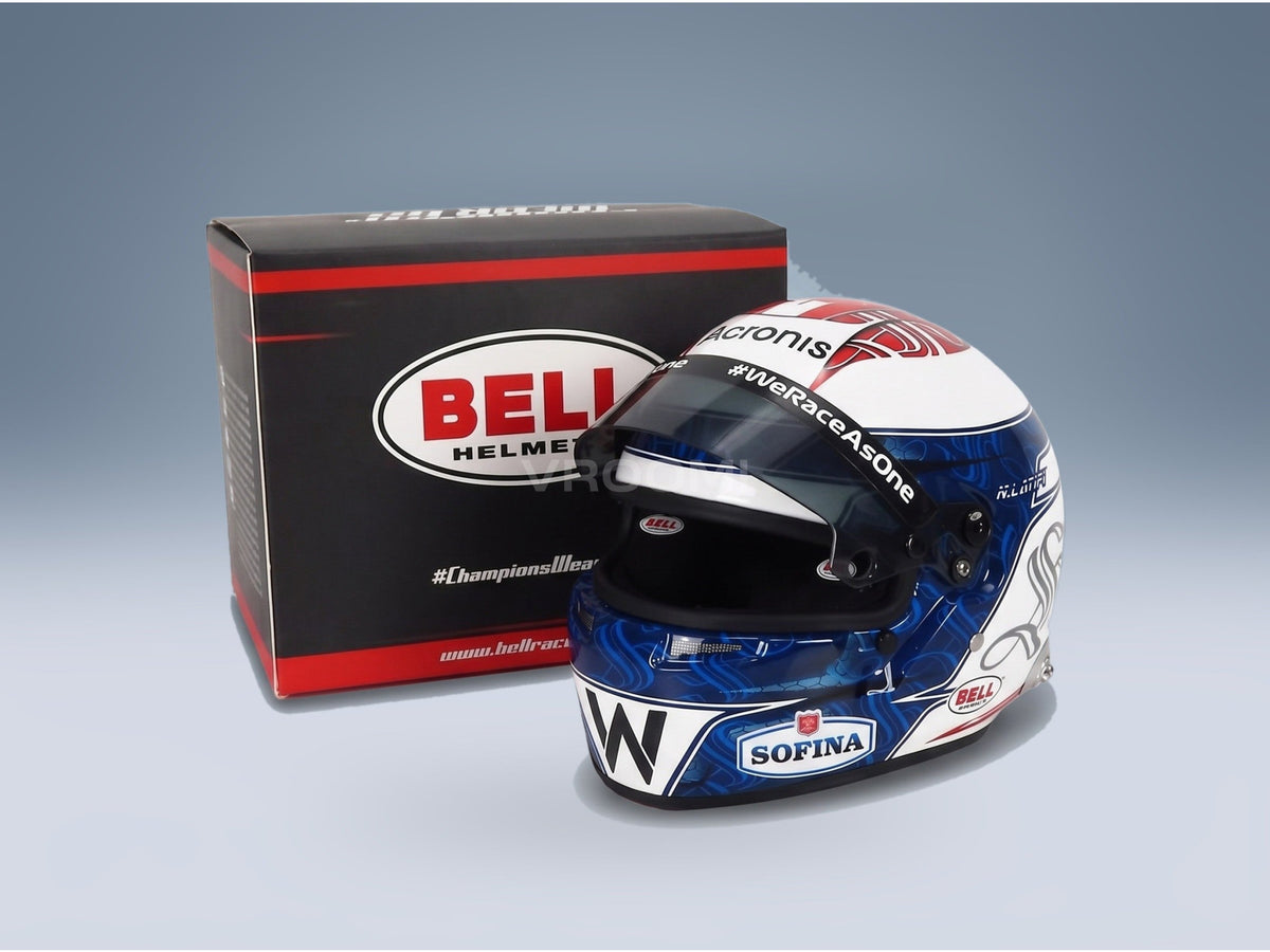 Bell Helmet Williams FW44 Williams Racing No. 6 Nicholas Latifi F1 2022 Season Mini Helmet 1:2 scale helmet - original packaging