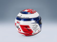 Bell Helmet Williams FW44 Williams Racing No. 6 Nicholas Latifi F1 2022 Season Mini Helmet 1:2 scale helmet - rear three-quarter view