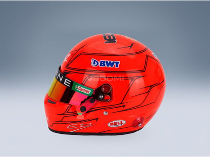 Bell Helmet Esteban Ocon No. 31 Monaco GP F1 2023 Mini Helmet 1:2 scale helmet - side view