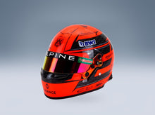 Bell Helmet Esteban Ocon BWT Alpine F1 Team No. 31 F1 2024 Season Mini Helmet 1:2 scale helmet - front three-quarter view