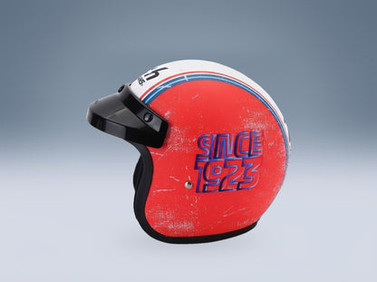 Bell Helmet 500-TX 24h Le Mans 1923 Mini Helmet 1:2 scale helmet - side view