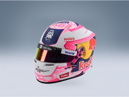 Bell Helmet Liam Lawson Visa Cash App Racing Bulls No. 30 F1 2025 Season Mini Helmet 1:2 scale helmet - front three-quarter view