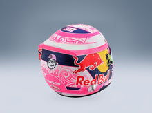 Bell Helmet Liam Lawson Visa Cash App Racing Bulls No. 30 F1 2025 Season Mini Helmet 1:2 scale helmet - rear three-quarter view