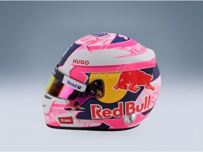 Bell Helmet Liam Lawson Visa Cash App Racing Bulls No. 30 F1 2025 Season Mini Helmet 1:2 scale helmet - side view