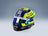 Bell Helmet Oliver Bearman Moneygram Haas No. 87 F1 Season 2025 Mini Helmet 1:2 scale helmet - front three-quarter view