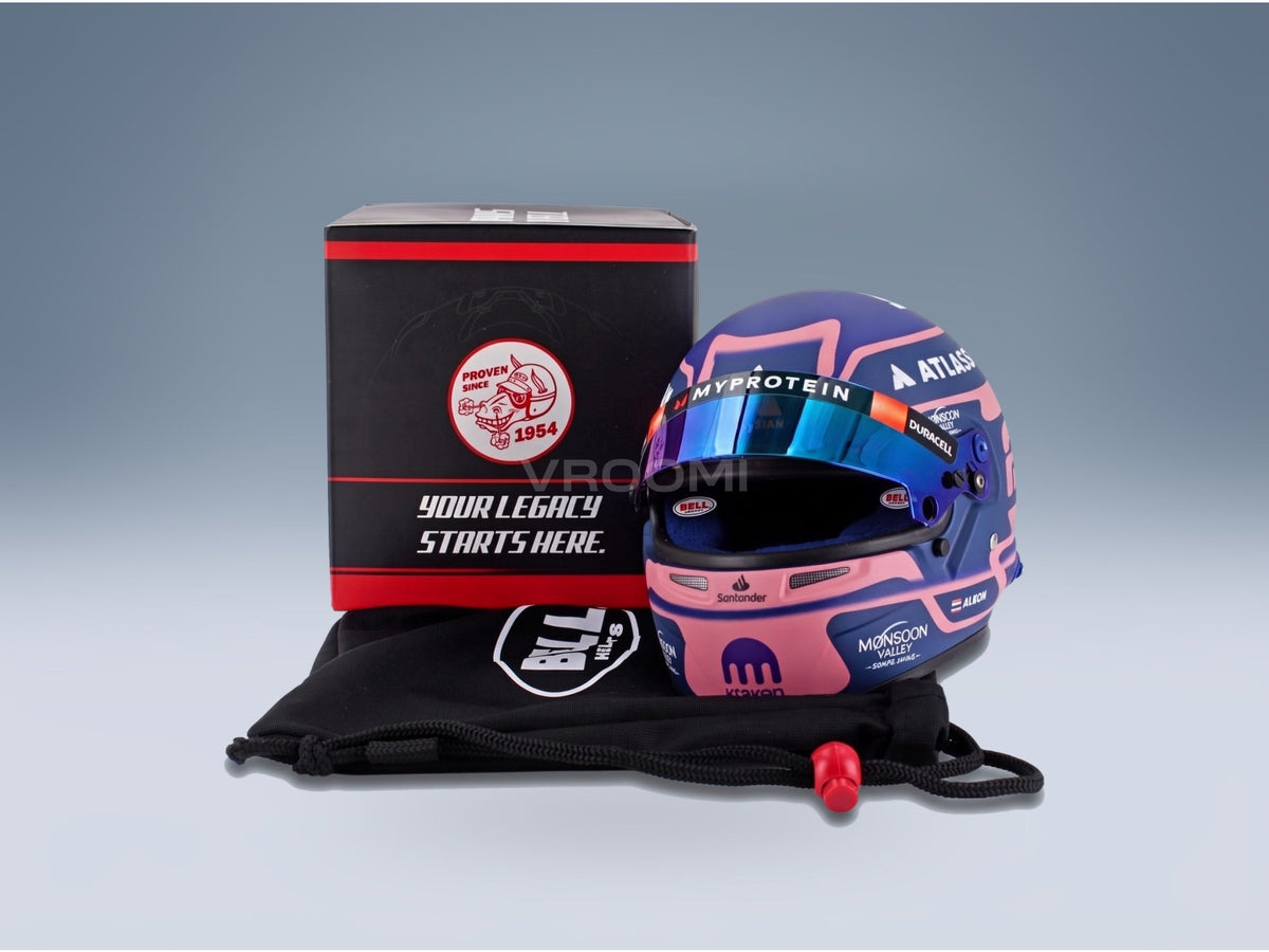 Bell Helmet Alex Albon Williams Racing No. 23 F1 2025 Season Mini Helmet 1:2 scale helmet - original packaging