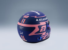 Bell Helmet Alex Albon Williams Racing No. 23 F1 2025 Season Mini Helmet 1:2 scale helmet - rear three-quarter view