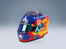 Bell Helmet Carlos Sainz Williams Racing No. 55 F1 Season 2025 Mini Helmet 1:2 scale helmet - front three-quarter view