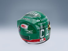 Bell Helmet Charles Leclerc Scuderia Ferrari No. 16 Austin USA GP 2023 Mini Helmet 1:2 scale helmet - rear three-quarter view