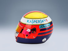 Bell Helmet Charles Leclerc Scuderia Ferrari Mission Winnow No. 16 Monaco GP 2019 Tribute Hervé Leclerc and Jules Bianchi Mini Helmet 1:2 scale helmet - side view