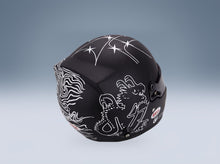 Bell Helmet Mick Schumacher 24h Le Mans WEC Team Alpine Endurance 2025 Mini Helmet 1:2 scale helmet - rear three-quarter view