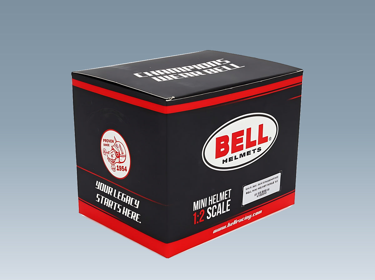 Bell Helmet Mick Schumacher Alpine Endurance Team WEC Season 2025 Mini Helmet 1:2 scale helmet - original packaging