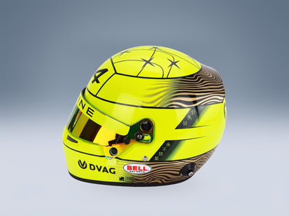 Bell Helmet Mick Schumacher Alpine Endurance Team WEC Season 2025 Mini Helmet 1:2 scale helmet - side view