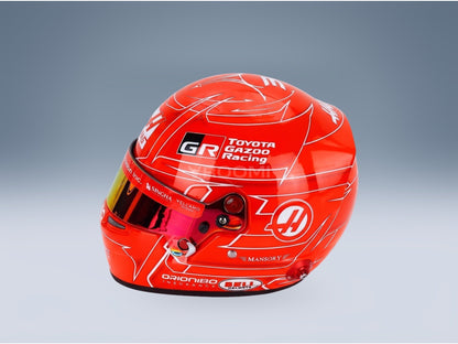 Bell Helmet Esteban Ocon Haas VF-26 No. 31 2026 Mini Helmet 1:2 scale helmet - side view