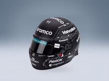Bell Helmet Fernando Alonso Aston Martin Aramco No. 14 Spanish GP Madrid 2026 Mini Helmet 1:2 scale helmet - front three-quarter view