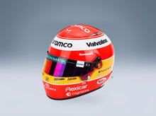 Bell Helmet Fernando Alonso Aston Martin Aramco No. 14 Italian GP 2026 Mini Helmet 1:2 scale helmet - front three-quarter view