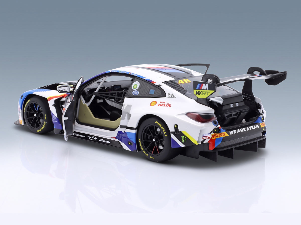 BMW M4 GT3 Team WRT No. 46 6th 12h Bathurst Valentino Rossi Augusto Farfus Maxime Martin 2023 Minichamps 1:43 scale model - image 5