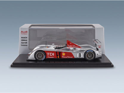 Audi R10 TDI Team Audi Sport Joest No. 8 Biela Werner Pirro Winner 24h Le Mans 2006 Spark Model 1:43 scale model - original packaging