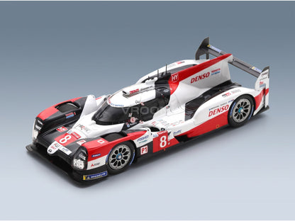 Toyota TS050 Hybrid Toyota Gazoo Racing No. 8 Buemi Hartley Nakajima Winner 24h Le Mans 2020 Spark Model 1:43 scale model - front three-quarter view
