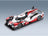 Toyota TS050 Hybrid Toyota Gazoo Racing No. 8 Buemi Hartley Nakajima Winner 24h Le Mans 2020 Spark Model 1:43 scale model - front three-quarter view